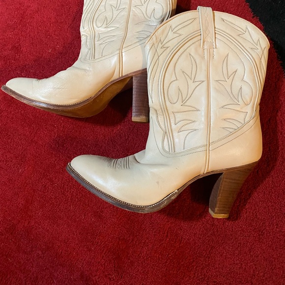 Low Rise Dan Post vintage Cowboy style boots - Picture 5 of 10